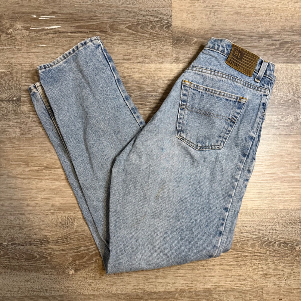 Polo Jeans Co Ralph Lauren Relaxed Fit Light Wash Denim Jeans 12x31 3889JAI2346